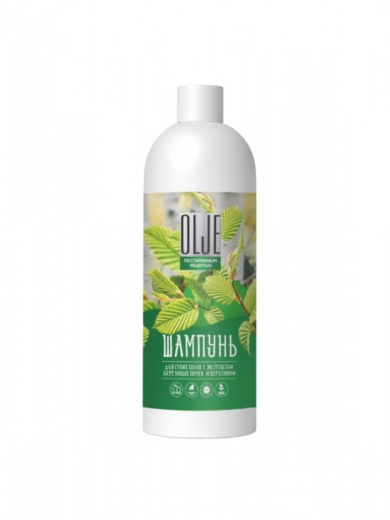 OLJE Натуральный шампунь для сухих волос с экстрактом березовых почек и кератином 1000 мл в Сочи