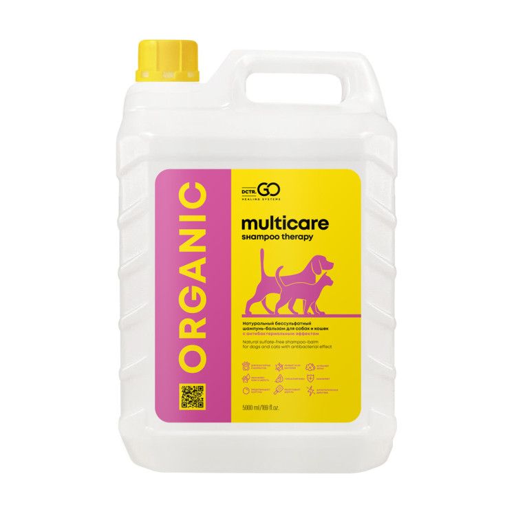 Dctr.Go Шампунь-бальзам для животных  Sнampoo Therapy "Мультиуход" 5000 мл в Сочи